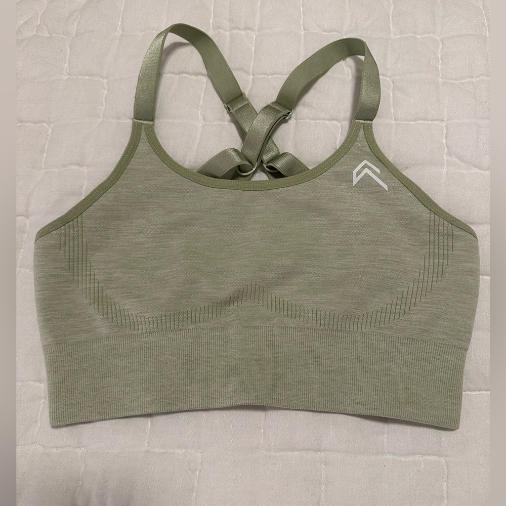 Classic Seamless Pistacchio Marl Oner Bra Sz Small